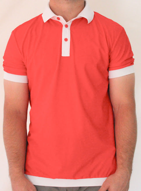 Electric Red Polo